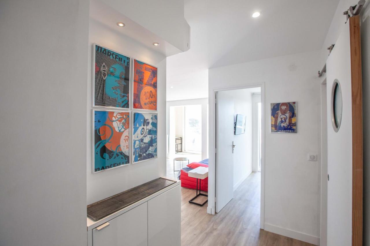 Très beau T2 climatisé refait à neuf, vue mer panoramique exceptionnelle à 120m à pied de la plage La Ciotat Exterior foto